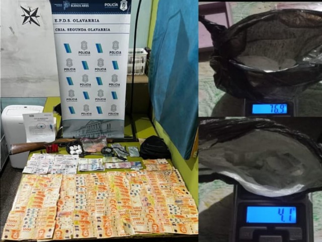 Dos allanamientos en Olavarra por venta de droga